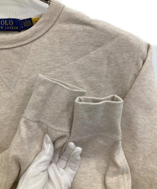 POLO RALPH LAUREN（ポロ・ラルフローレン）POLO RALPH LAUREN (ポロ・ラルフローレン) スウェット ベージュ サイズ:Sの古着・服飾アイテム