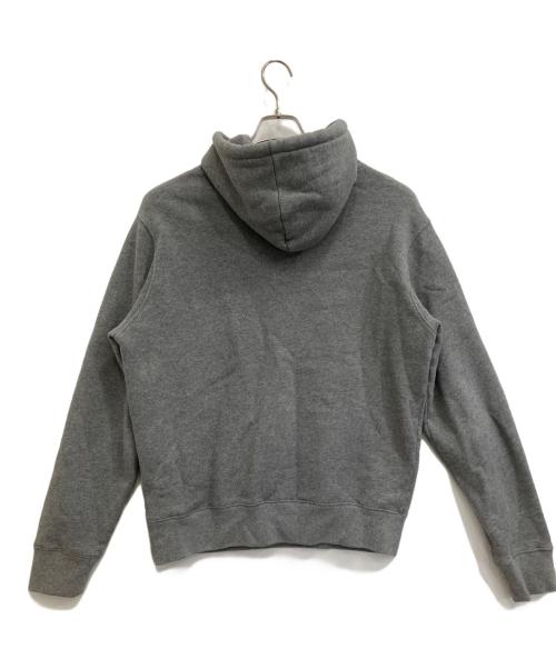 maison kitsune（メゾンキツネ）maison kitsune (メゾンキツネ) フォックスヘッド コンフォート フーディー グレー サイズ:Sの古着・服飾アイテム