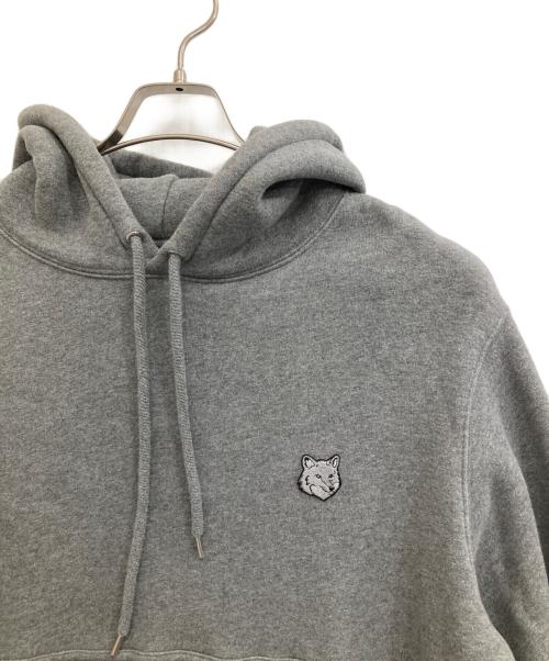 maison kitsune（メゾンキツネ）maison kitsune (メゾンキツネ) フォックスヘッド コンフォート フーディー グレー サイズ:Sの古着・服飾アイテム