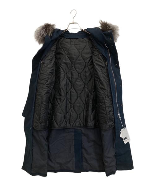Adam et Rope（アダム エ ロペ）Adam et Rope (アダム エ ロペ) フーデッドコート ネイビー サイズ:38 未使用品の古着・服飾アイテム