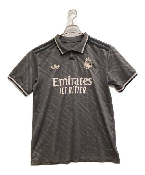 adidas（アディダス）adidas (アディダス) アル・マドリード 24/25 サードユニフォーム グレー サイズ:Ｍの古着・服飾アイテム