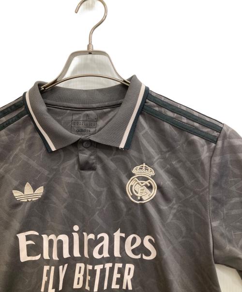 adidas（アディダス）adidas (アディダス) アル・マドリード 24/25 サードユニフォーム グレー サイズ:Ｍの古着・服飾アイテム