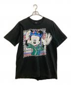 MICKEYミッキー）の古着「プリントTシャツ」｜ブラック
