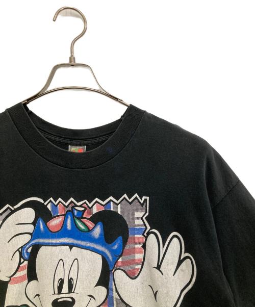 MICKEY（ミッキー）MICKEY (ミッキー) プリントTシャツ ブラック サイズ:ONESIZEの古着・服飾アイテム