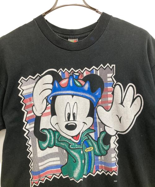 MICKEY（ミッキー）MICKEY (ミッキー) プリントTシャツ ブラック サイズ:ONESIZEの古着・服飾アイテム