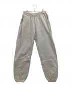 LOS ANGELES APPARELロサンゼルスアパレル）の古着「14オンスヘビーフリーススウェットパンツ」｜ライトグレー