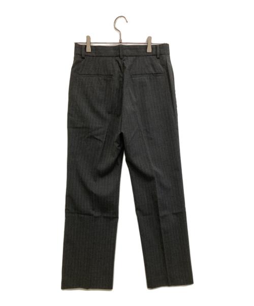 Spick and Span（スピック＆スパン）Spick and Span (スピック＆スパン) ピンストライプノータックストレートパンツ グレー サイズ:36 未使用品の古着・服飾アイテム
