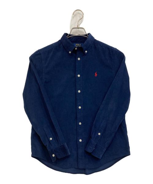 POLO RALPH LAUREN（ポロ・ラルフローレン）POLO RALPH LAUREN (ポロ・ラルフローレン) コーデュロイシャツ ネイビー サイズ:Ｌの古着・服飾アイテム