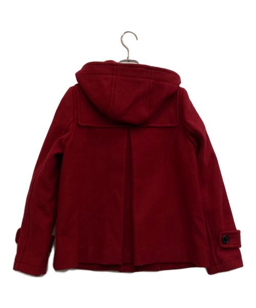 BLUE LABEL CRESTBRIDGE（ブルーレーベルクレストブリッジ）BLUE LABEL CRESTBRIDGE (ブルーレーベルクレストブリッジ) ショートダッフルコート レッド サイズ:38の古着・服飾アイテム