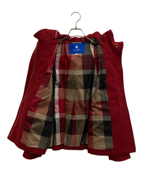 BLUE LABEL CRESTBRIDGE（ブルーレーベルクレストブリッジ）BLUE LABEL CRESTBRIDGE (ブルーレーベルクレストブリッジ) ショートダッフルコート レッド サイズ:38の古着・服飾アイテム