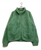 jiedaジエダ）の古着「MOHAIR COW CHAN KNIT」｜黄緑