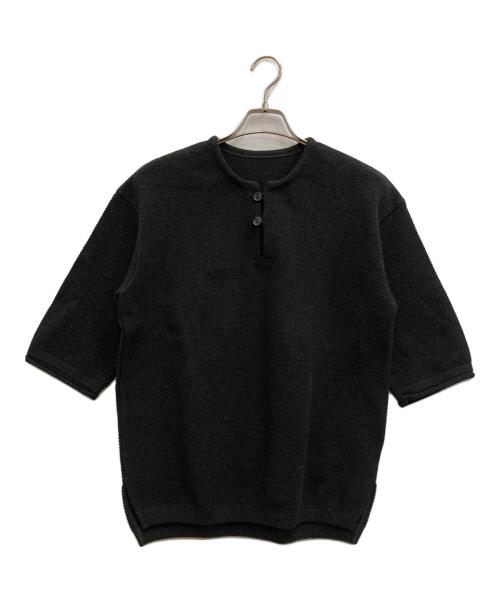 crepuscule（クレプスキュール）crepuscule (クレプスキュール) Moss Stitch Skipper ブラック サイズ:Ｆ 未使用品の古着・服飾アイテム