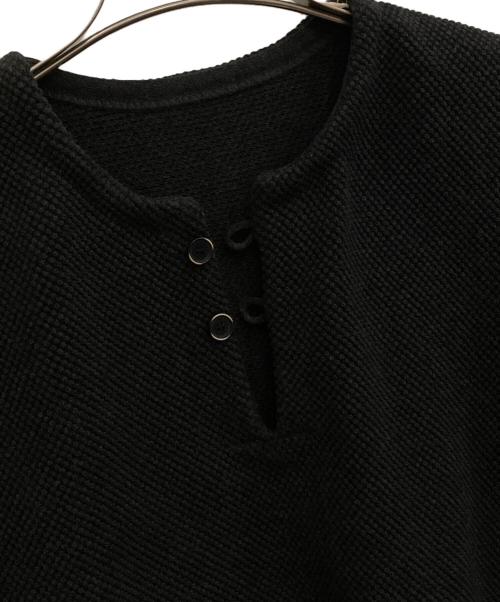 crepuscule（クレプスキュール）crepuscule (クレプスキュール) Moss Stitch Skipper ブラック サイズ:Ｆ 未使用品の古着・服飾アイテム