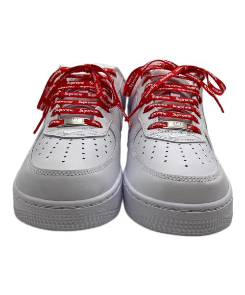 NIKE（ナイキ）NIKE (ナイキ) SUPREME (シュプリーム) ローカットスニーカー ホワイト サイズ:26.5の古着・服飾アイテム
