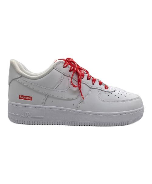 NIKE（ナイキ）NIKE (ナイキ) SUPREME (シュプリーム) ローカットスニーカー ホワイト サイズ:26.5の古着・服飾アイテム