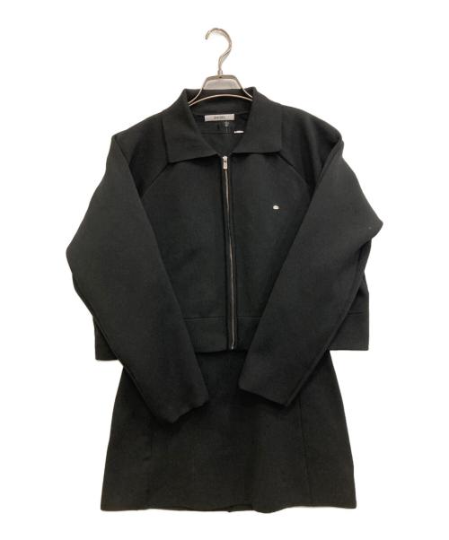 Snidel（スナイデル）Snidel (スナイデル) ミニセットアップワンピース ブラックの古着・服飾アイテム