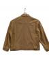 is-ness (イズネス) NU TRUCKER JACKET ブラウン サイズ:Ｌ：15000円
