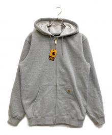 CarHartt（カーハート）の古着「Loose Fit Midweight Full Zip Hoodie」｜ライトグレー