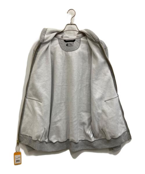 CarHartt（カーハート）CarHartt (カーハート) Loose Fit Midweight Full Zip Hoodie ライトグレー サイズ:Ｍ 未使用品の古着・服飾アイテム
