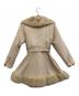 darich (ダーリッチ) ファーボリュームフレアコート ベージュ サイズ:F：4000円