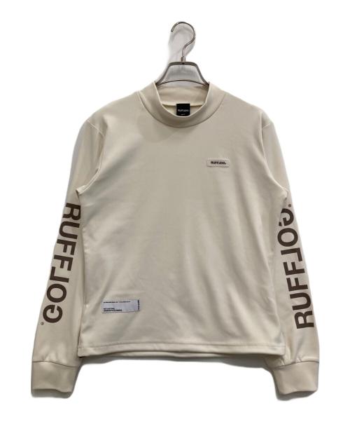 RUFFLOG（ラフロッグ）RUFFLOG (ラフロッグ) モックネックニット ホワイト サイズ:Sの古着・服飾アイテム