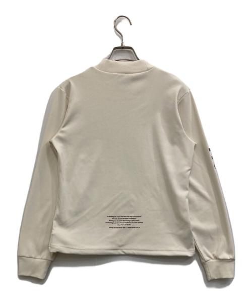 RUFFLOG（ラフロッグ）RUFFLOG (ラフロッグ) モックネックニット ホワイト サイズ:Sの古着・服飾アイテム