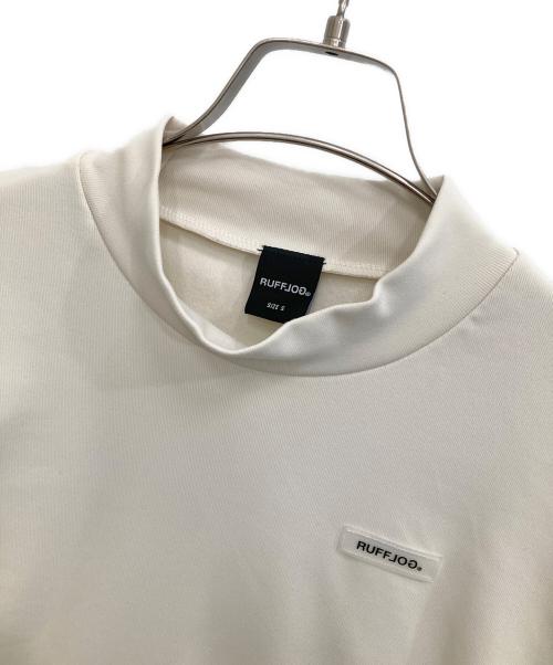 RUFFLOG（ラフロッグ）RUFFLOG (ラフロッグ) モックネックニット ホワイト サイズ:Sの古着・服飾アイテム