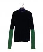 OMMOオーエムエムオー）の古着「SHEER LAYERED TURTLE KT」｜ブラック