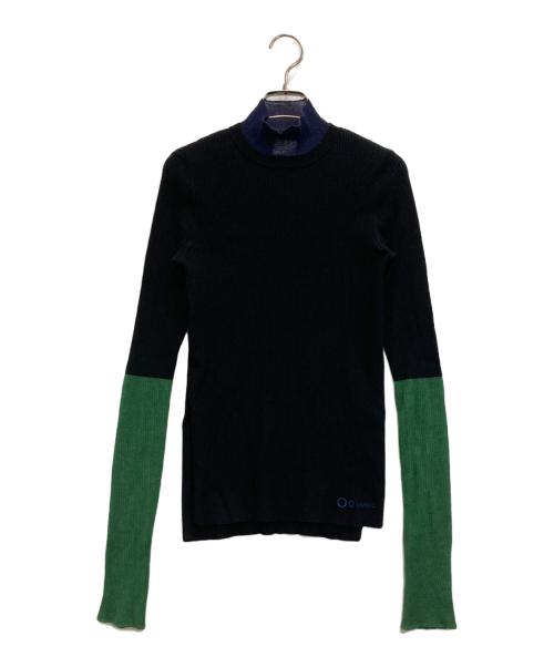 OMMO（オーエムエムオー）OMMO (オーエムエムオー) SHEER LAYERED TURTLE KT ブラック サイズ:Fの古着・服飾アイテム