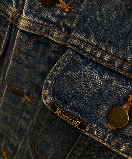 MUSTANG（マスタング）MUSTANG (マスタング) デニムジャケット インディゴ サイズ:Mの古着・服飾アイテム