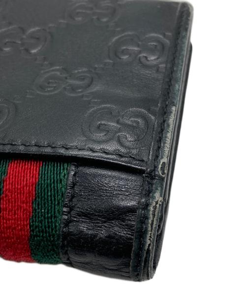 GUCCI（グッチ）GUCCI (グッチ) 長財布 ブラックの古着・服飾アイテム