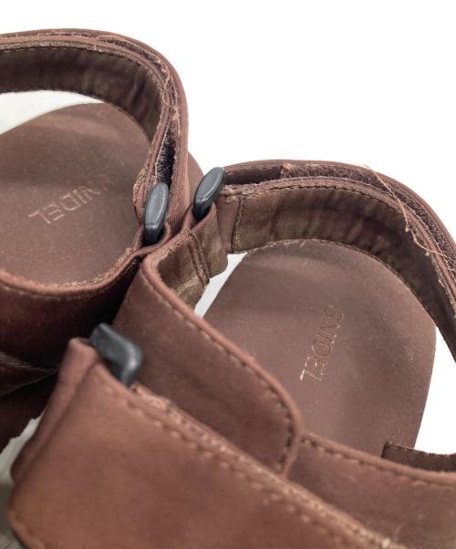 Snidel（スナイデル）Snidel (スナイデル) 厚底サンダル ブラウン サイズ:23.5の古着・服飾アイテム