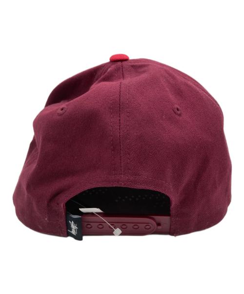 stussy（ステューシー）stussy (ステューシー) STOCK LOCK SP17 CAP レッド 未使用品の古着・服飾アイテム