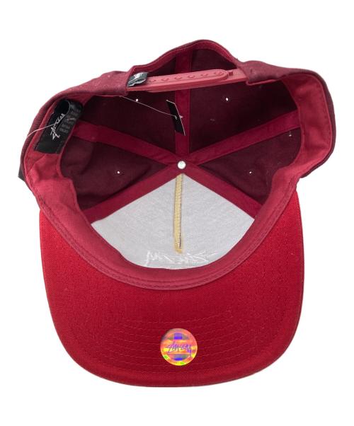 stussy（ステューシー）stussy (ステューシー) STOCK LOCK SP17 CAP レッド 未使用品の古着・服飾アイテム