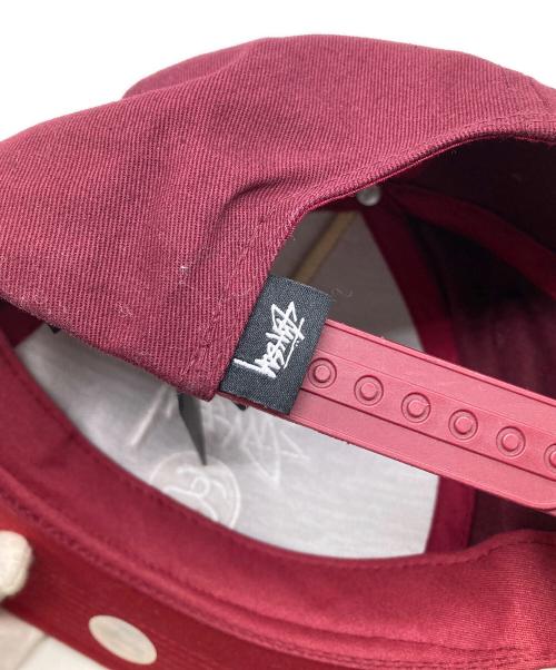 stussy（ステューシー）stussy (ステューシー) STOCK LOCK SP17 CAP レッド 未使用品の古着・服飾アイテム