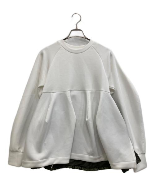 OMMO（オーエムエムオー）OMMO (オーエムエムオー) FLASK PATTERN PADDING TOP ホワイト サイズ:Fの古着・服飾アイテム