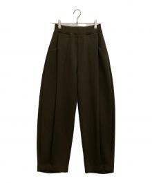 OMMO（オーエムエムオー）の古着「FRONT TUCK SEMI TAPERED PT」｜オリーブ