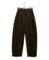 OMMO（オーエムエムオー）の古着「FRONT TUCK SEMI TAPERED PT」｜オリーブ