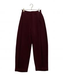 OMMO（オーエムエムオー）の古着「FRONT TUCK SEMI TAPERED PT」｜パープル