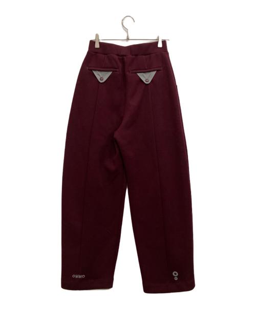 OMMO（オーエムエムオー）OMMO (オーエムエムオー) FRONT TUCK SEMI TAPERED PT パープル サイズ:38の古着・服飾アイテム