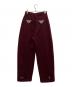 OMMO (オーエムエムオー) FRONT TUCK SEMI TAPERED PT パープル サイズ:38：14000円