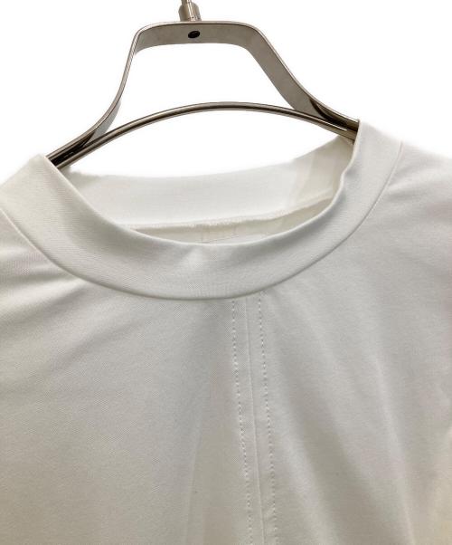 OMMO（オーエムエムオー）OMMO (オーエムエムオー) TUCK LONG SLEEVE TOP ホワイト サイズ:Fの古着・服飾アイテム