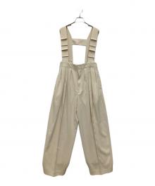 OMMO（オーエムエムオー）の古着「TUCK SHOULDER BELT PT」｜アイボリー