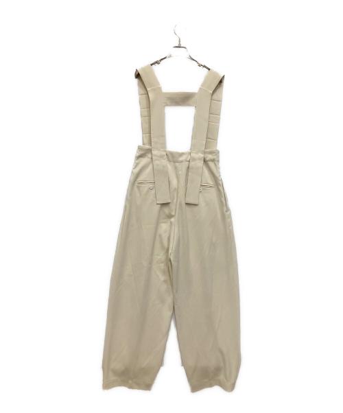 OMMO（オーエムエムオー）OMMO (オーエムエムオー) TUCK SHOULDER BELT PT アイボリー サイズ:38の古着・服飾アイテム