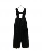 OMMOオーエムエムオー）の古着「TUCK SHOULDER BELT PT」｜ブラック