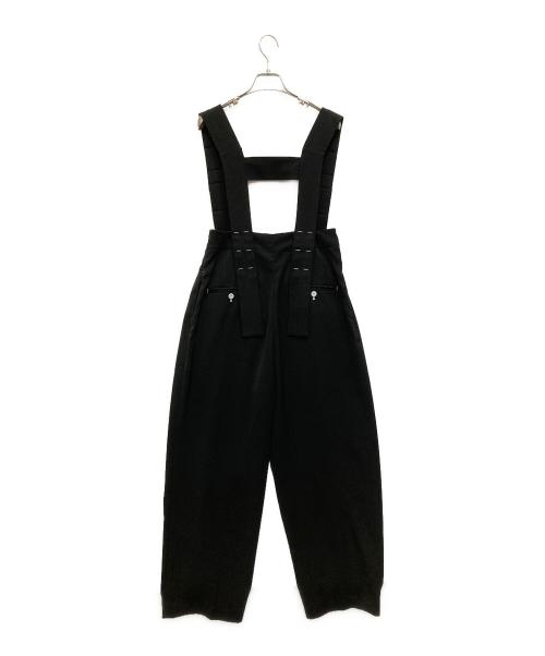 OMMO（オーエムエムオー）OMMO (オーエムエムオー) TUCK SHOULDER BELT PT ブラック サイズ:38の古着・服飾アイテム