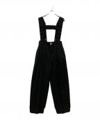 OMMOオーエムエムオー）の古着「TUCK SHOULDER BELT PT」｜ブラック