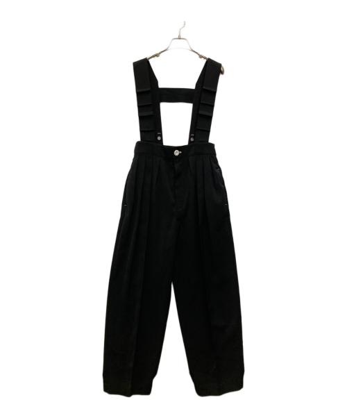 OMMO（オーエムエムオー）OMMO (オーエムエムオー) TUCK SHOULDER BELT PT ブラック サイズ:36の古着・服飾アイテム