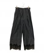 PRANK PROJECTプランクプロジェクト）の古着「Cotton Cupro Pajama Pants」｜ブラック