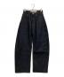 PRANK PROJECT（プランクプロジェクト）の古着「High-waisted Curved Denim」｜インディゴ